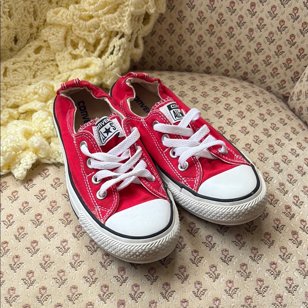 Converse Red shoreline Sneakers